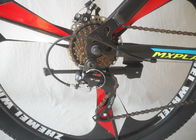 الأمتعة ومعدات الإضاءة الصلب الإطار الدراجة الجبلية متعدد السرعات قطعة واحدة عجلة Megnesium