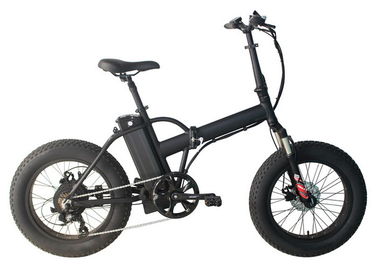 طي الدراجة الكهربائية مساعدة الدهون عجلة حجم 20 "تعليق شوكة LED العرض